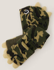 Camo Print 3-in-1 Hat Scarf, Multi (MULTI), large