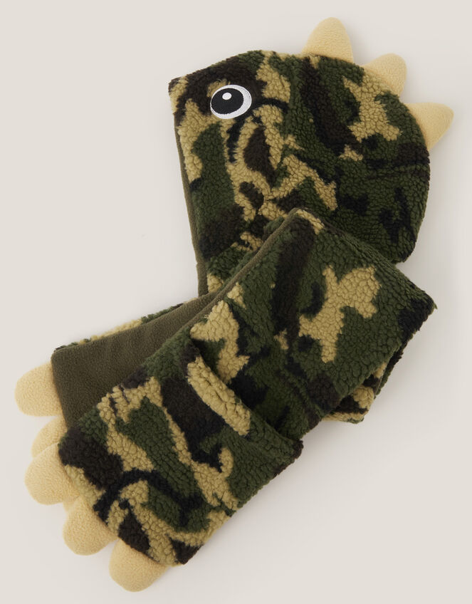 Camo Print 3-in-1 Hat Scarf, Multi (MULTI), large