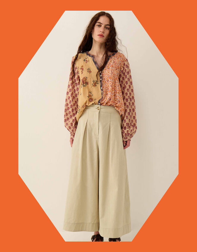 East Loran Floral Mix Blouse, Multi (MULTI), large