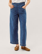 Harper Regular Wide Leg Jeans, Blue (DENIM BLUE), large