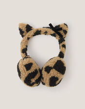 Leopard Print Earmuffs, , large