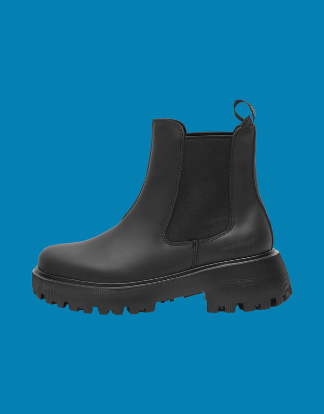 Woden Aya Waterproof Ankle Boots, Black (BLACK), large