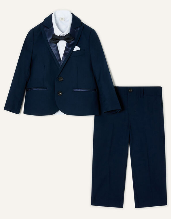 Thomas 4-Piece Tuxedo Suit, Blue (NAVY), large