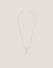 Diamant&eacute; Bow Necklace, , large