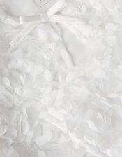 Appliqu&eacute; Rose Cropped Jacket, Ivory (IVORY), large