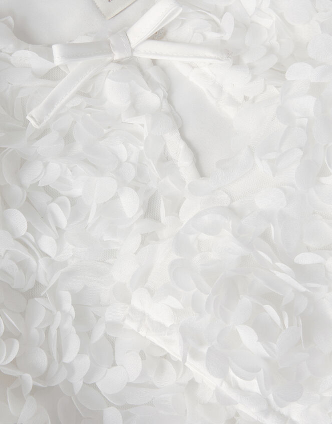 Appliqu&eacute; Rose Cropped Jacket, Ivory (IVORY), large