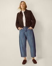 Maude Fringe Suede Jacket, Brown (CHOCOLATE), large