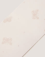 20 Denier Polka Dot Butterfly Tights, White (WHITE), large