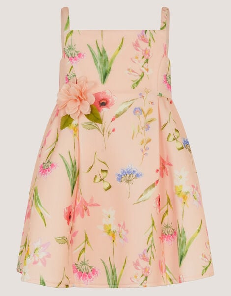 Baby Dream Strappy Floral Party Dress, Pink (PINK), large