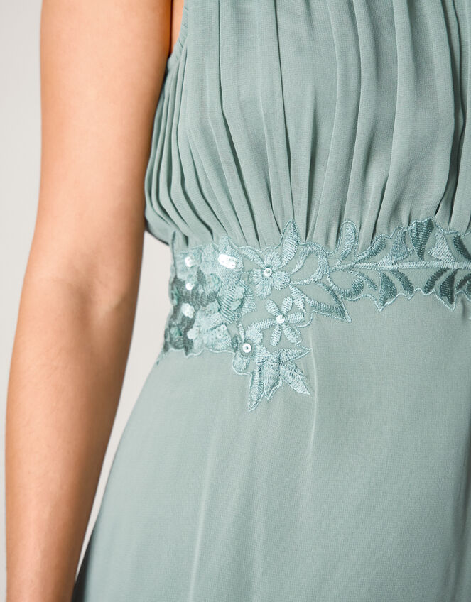 Elodie Lace Chiffon Bridesmaid Dress, Green (SAGE), large