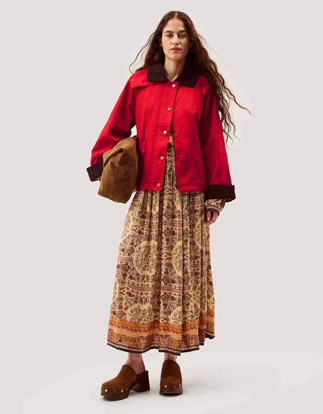 Riley Barn Jacket, Red (RED), large
