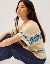 Safi Shell Knit Jumper, Ivory (IVORY), large