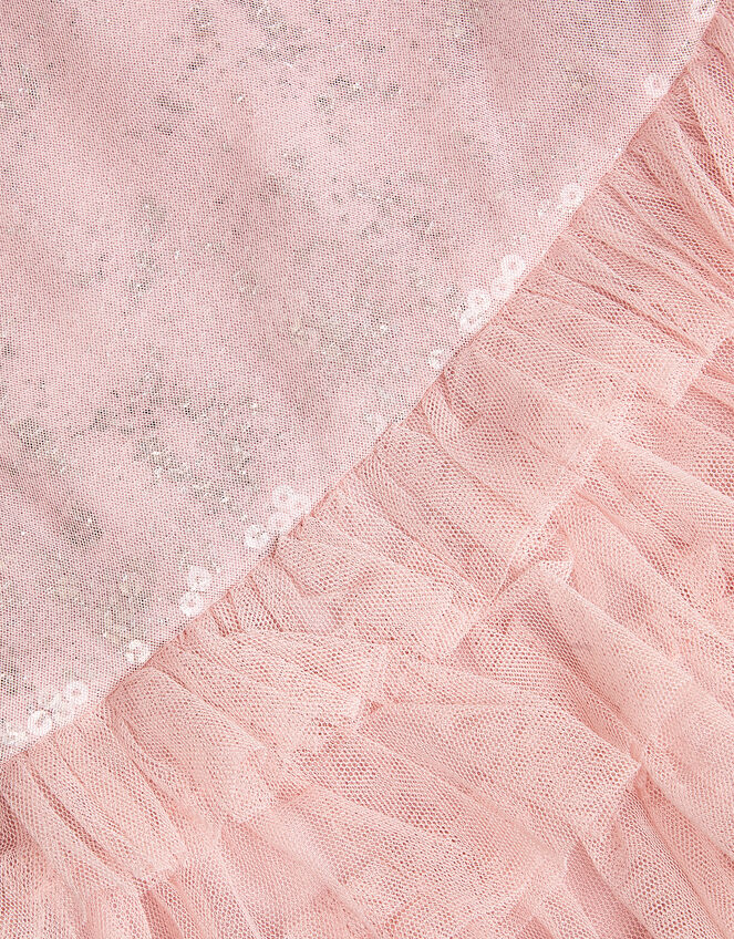 Baby Sofia Sequin Ruffle Party Dress, Pink (PINK), large