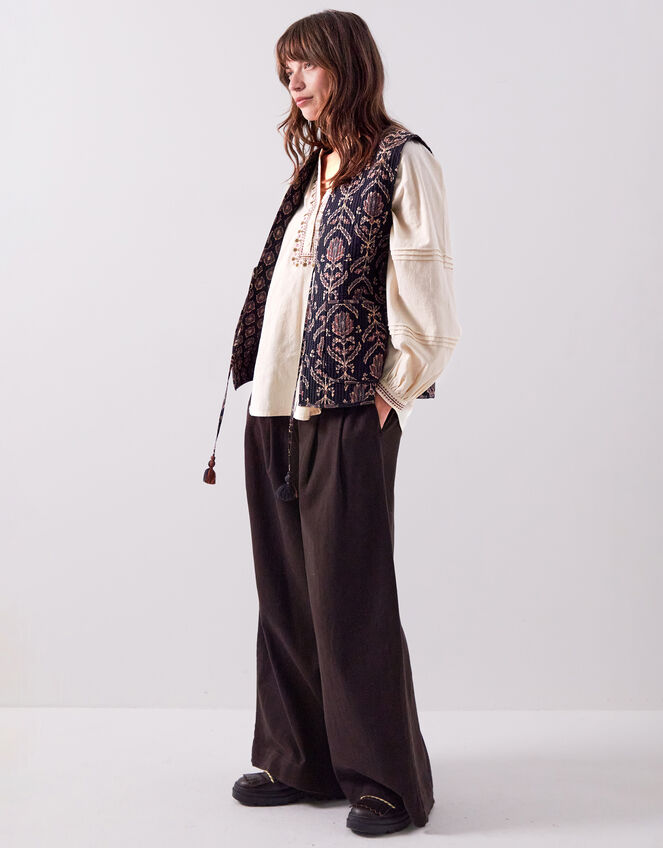 East Jesi Print Quilted Gliet, Multi (MULTI), large