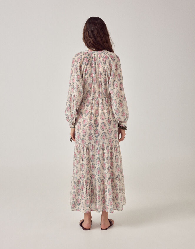 Maison Hotel Anne Floral Shimmer Maxi Dress, Multi (MULTI), large