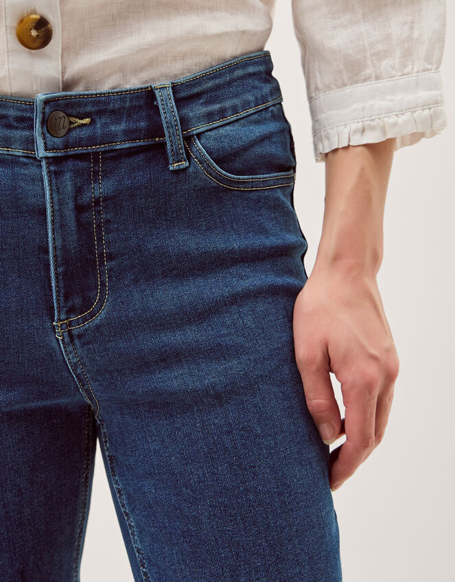 Idabella Cropped Skinny Jeans, Blue (MID AUTHENTIC BLUE), large