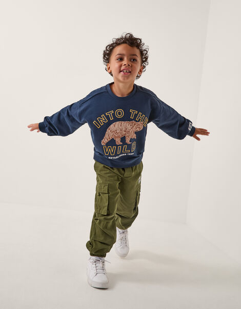 Into The Wild Graphic Sweatshirt, Blue (NAVY), large