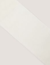 Baby Frosted Cotton Tights, Ivory (IVORY), large
