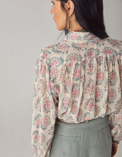 Maison Hotel Asha Embroidered Top, Pink (PINK), large