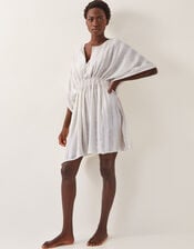 Sana Sequin Embellished Kaftan, Ivory (IVORY), large