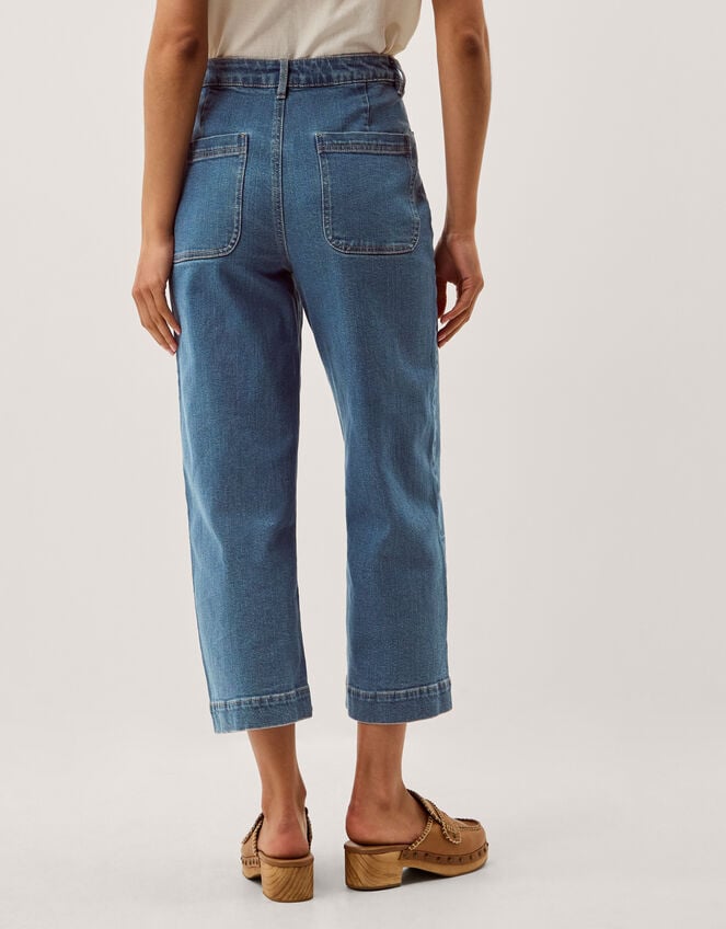 Arlo Regular Cropped Jeans, Blue (LIGHT AUTHENTIC), large