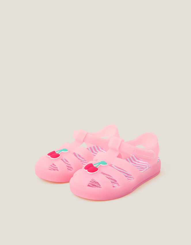 Baby Cherry Jelly Sandals, Pink (PINK), large