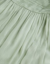 Ellay Cross Back Chiffon Prom Dress, Green (SAGE), large