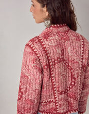 Maison Hotel Sujata Paisley Quilted Jacket, Red (RED), large