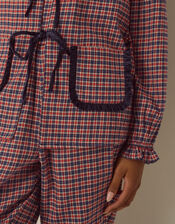 Charlie Check Print Long Pyjamas Set, Multi (MULTI), large