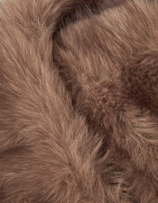 Esta Faux Fur Skinny Scarf , , large