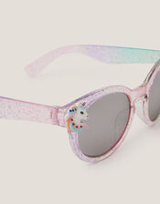 Unicorn Ombr&eacute; Round Sunglasses, , large