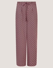 Netta Floral Print Wide Leg Pants, Pink (PINK), large