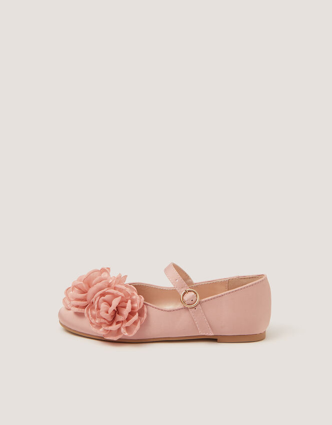 Corsage Mary Jane Ballet Flats, Pink (PINK), large