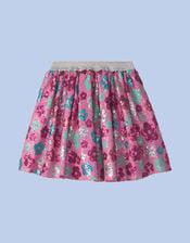 Hatley Daisy Sequin Tulle Skirt, Pink (PINK), large
