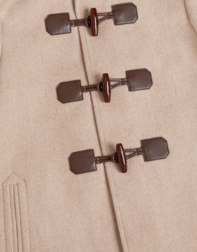 Duffle Coat, Camel (OATMEAL), large