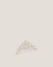 Flora Tiara Hair Comb, , large