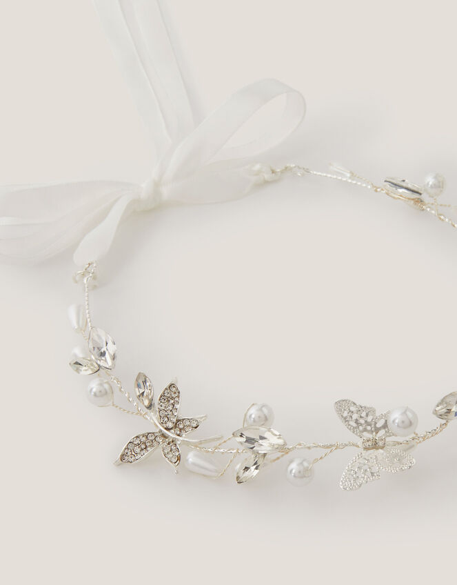 Pearl Jewel Butterfly Crown, , large