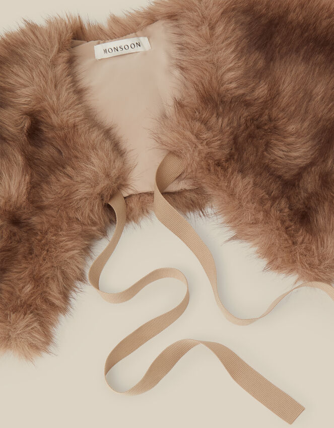 Rhi Faux Fur Collar, , large