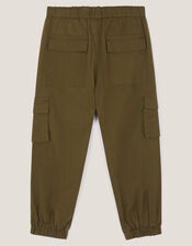 Lined Cargo Trousers, Green (KHAKI), large