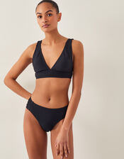 Kina Triangle Bikini Top, Black (BLACK), large