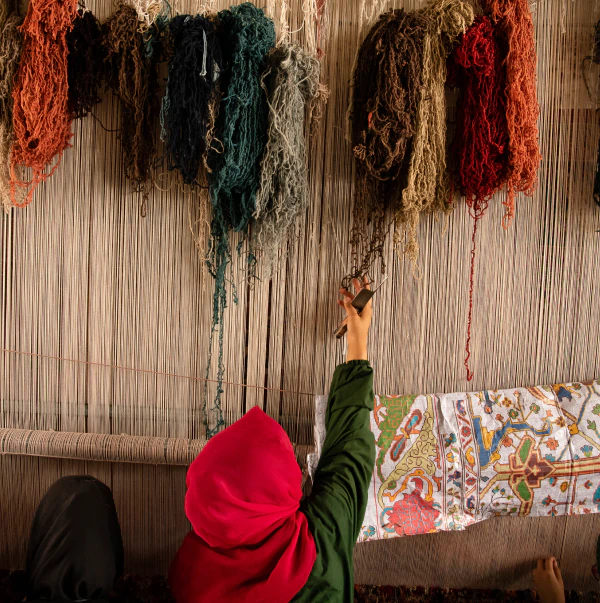 Turquoise Mountain artisans at work